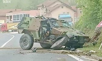 Vojno vozilo EUFOR-a sletjelo s ceste kod Srebrenika, cijela posada prevezena u bolnicu