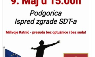 Sjutra protest ispred SDT-a: Milivoje Katnić – presuda bez optužnice i suda