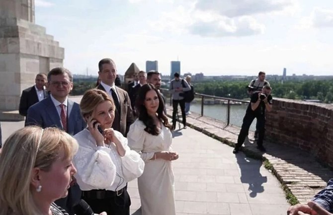 Supruga predsjednika Ukrajine Olena Zelenska stigla u Beograd, dočekala je Tamara Vučić